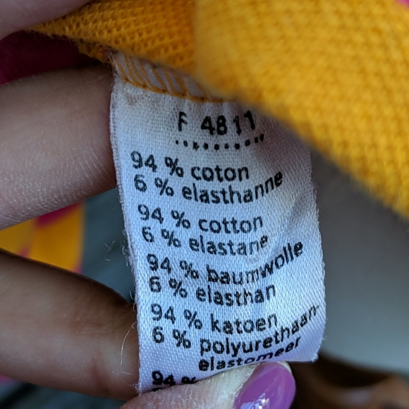 Vintage Lacoste Stripe Long-sleeve Shirt - Picture 6 of 6